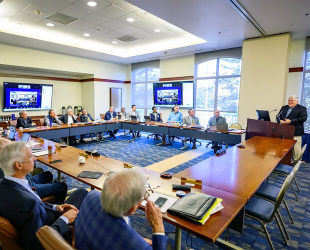 WVU Board of Governors hears from President Benson, Gov. Morrisey